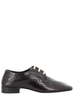 Brown Leather Lace-up Shoes 1
