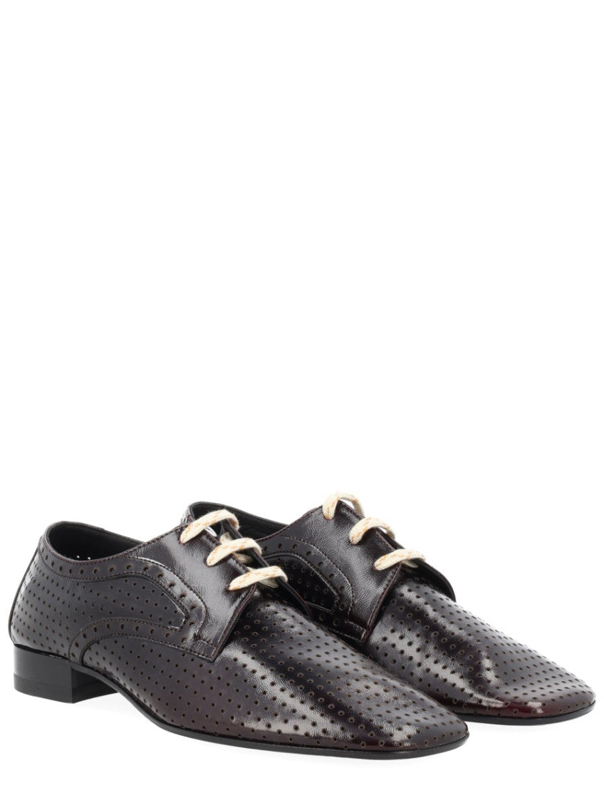 Brown Leather Lace-up Shoes 2