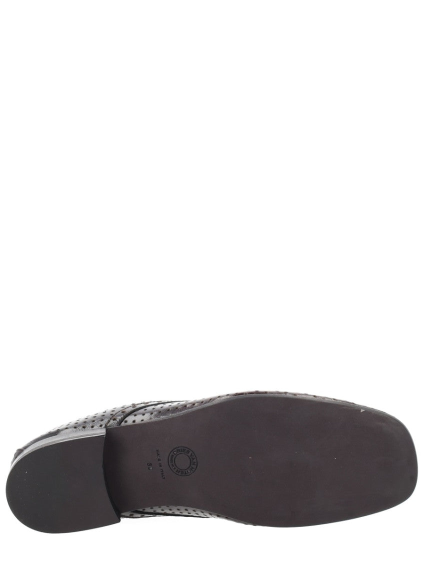 Brown Leather Lace-up Shoes 4