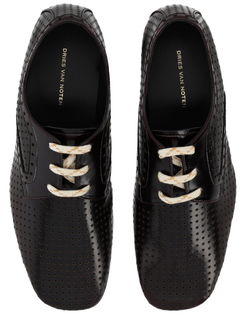 Brown Leather Lace-up Shoes 5