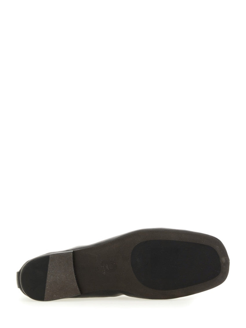Black Leather Ballet Flats 5