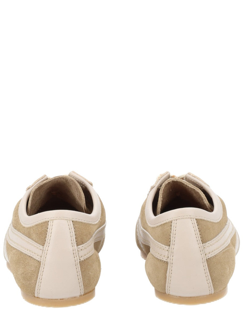 Beige Suede Sneakers 4