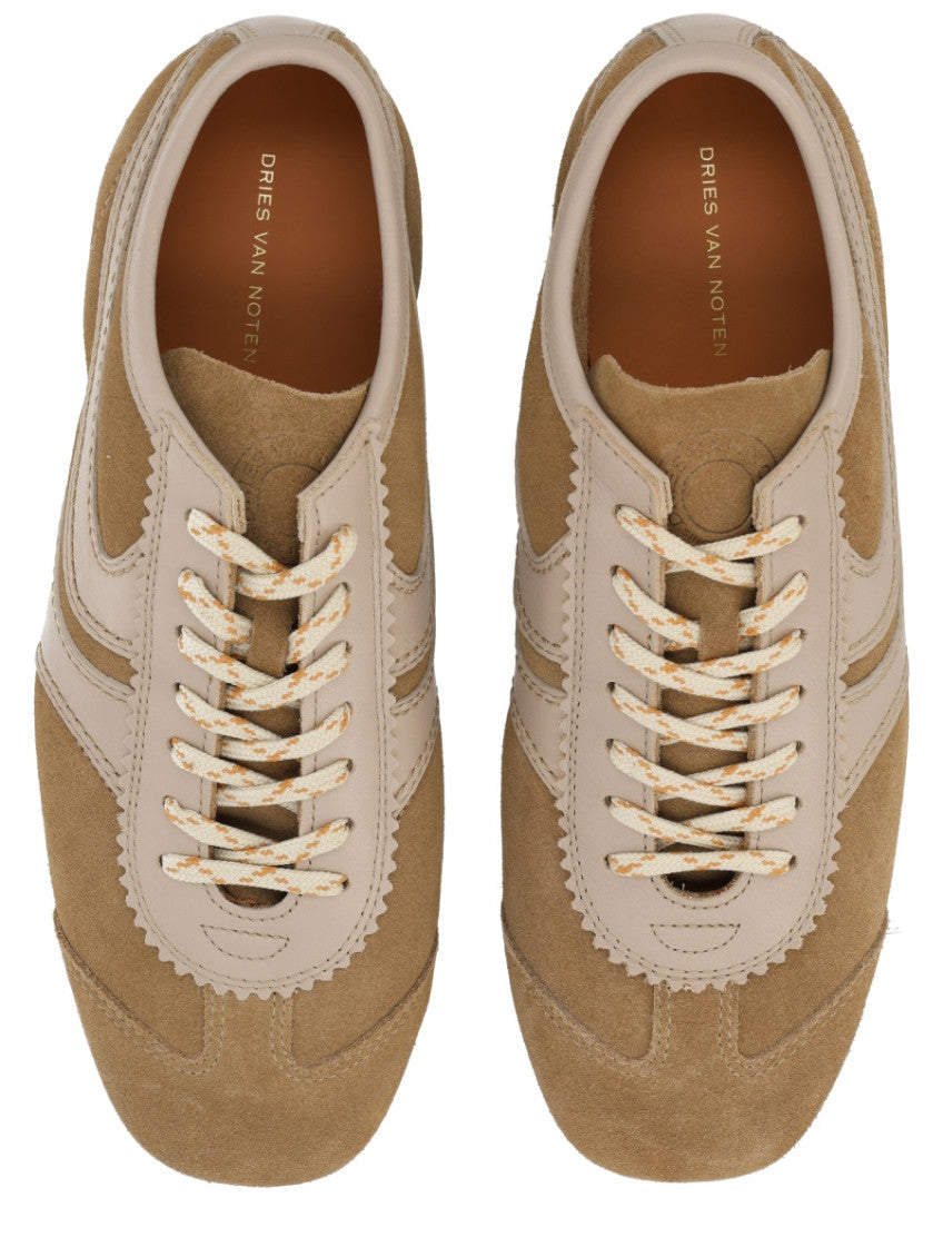 Beige Suede Sneakers 5