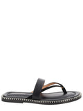 Black Leather Sandals 1