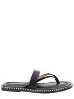 Black Leather Sandals 1