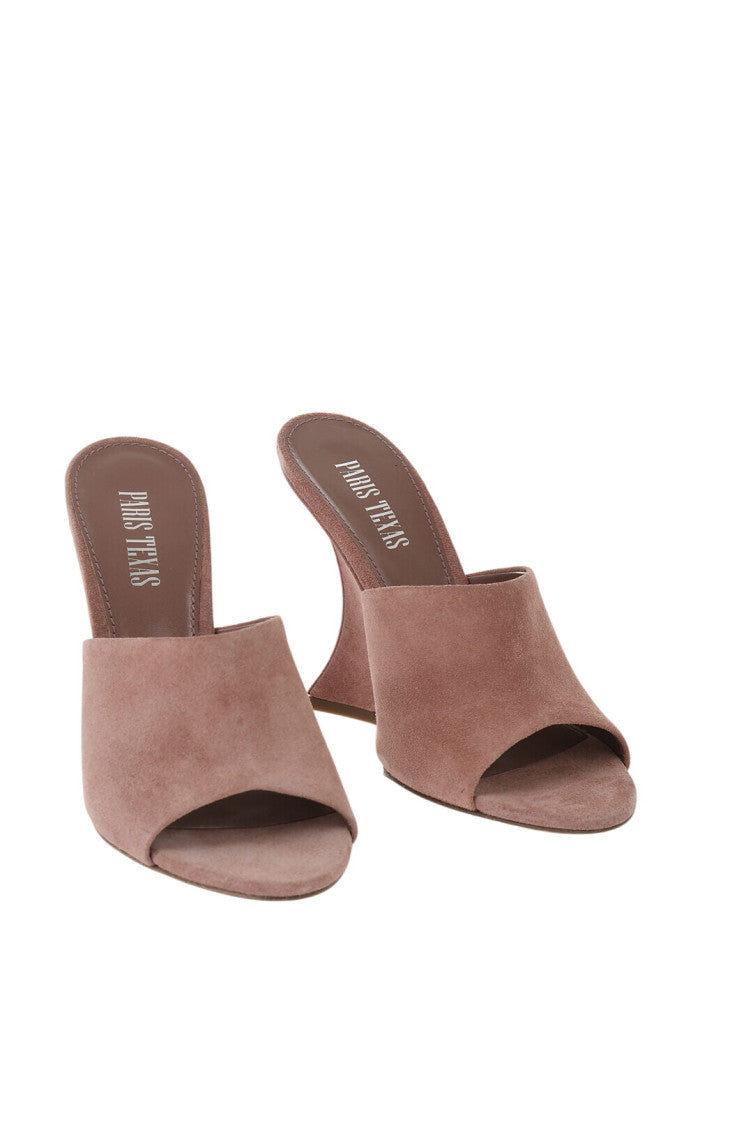 Pink Suede Wedges 2