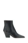 Black Leather Ankle Boots 1