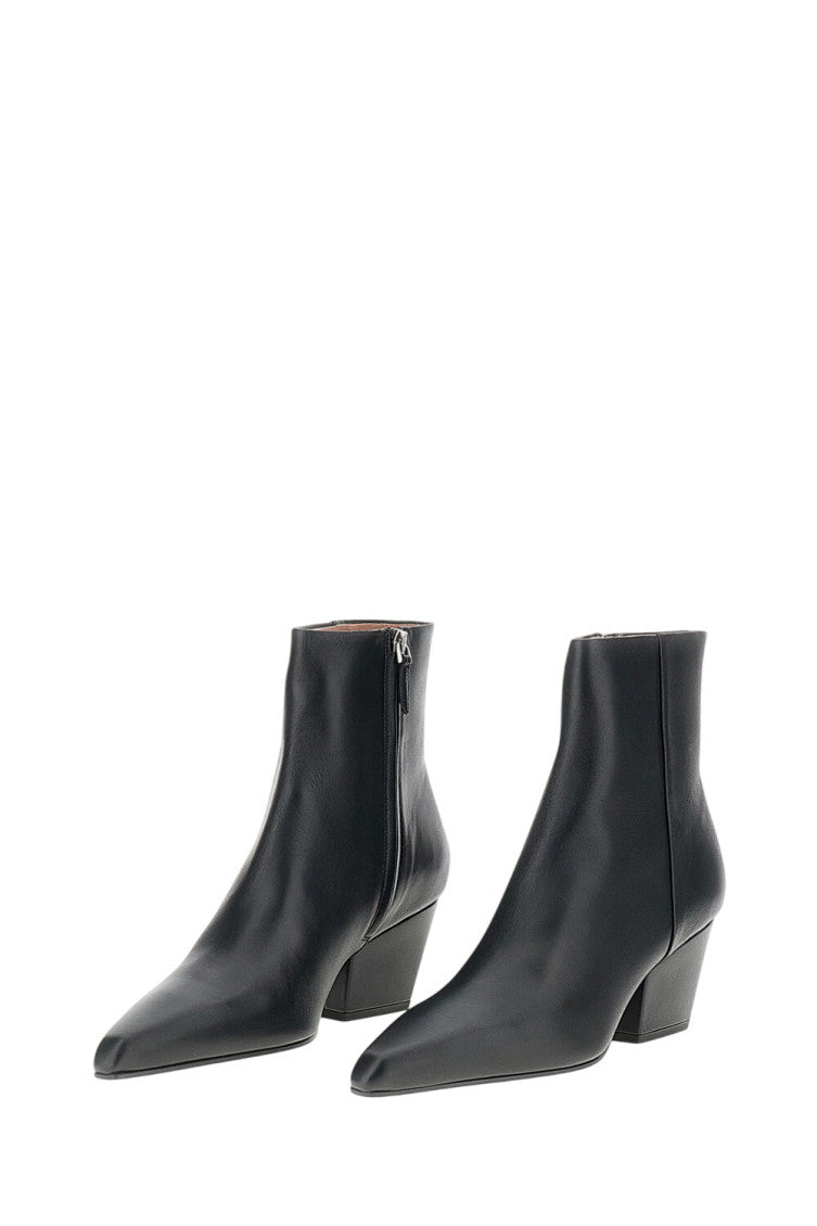 Black Leather Ankle Boots 2