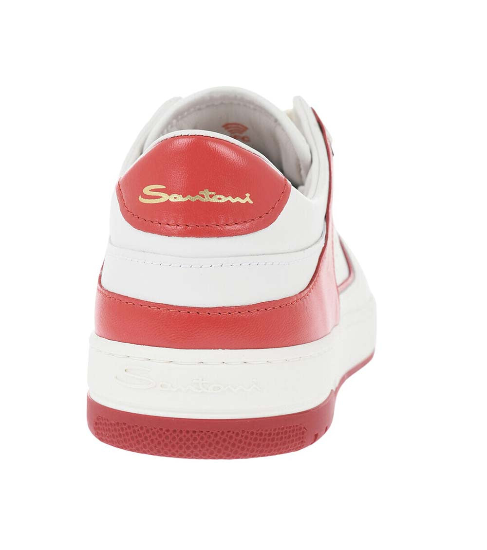 Red Leather Sneakers 3