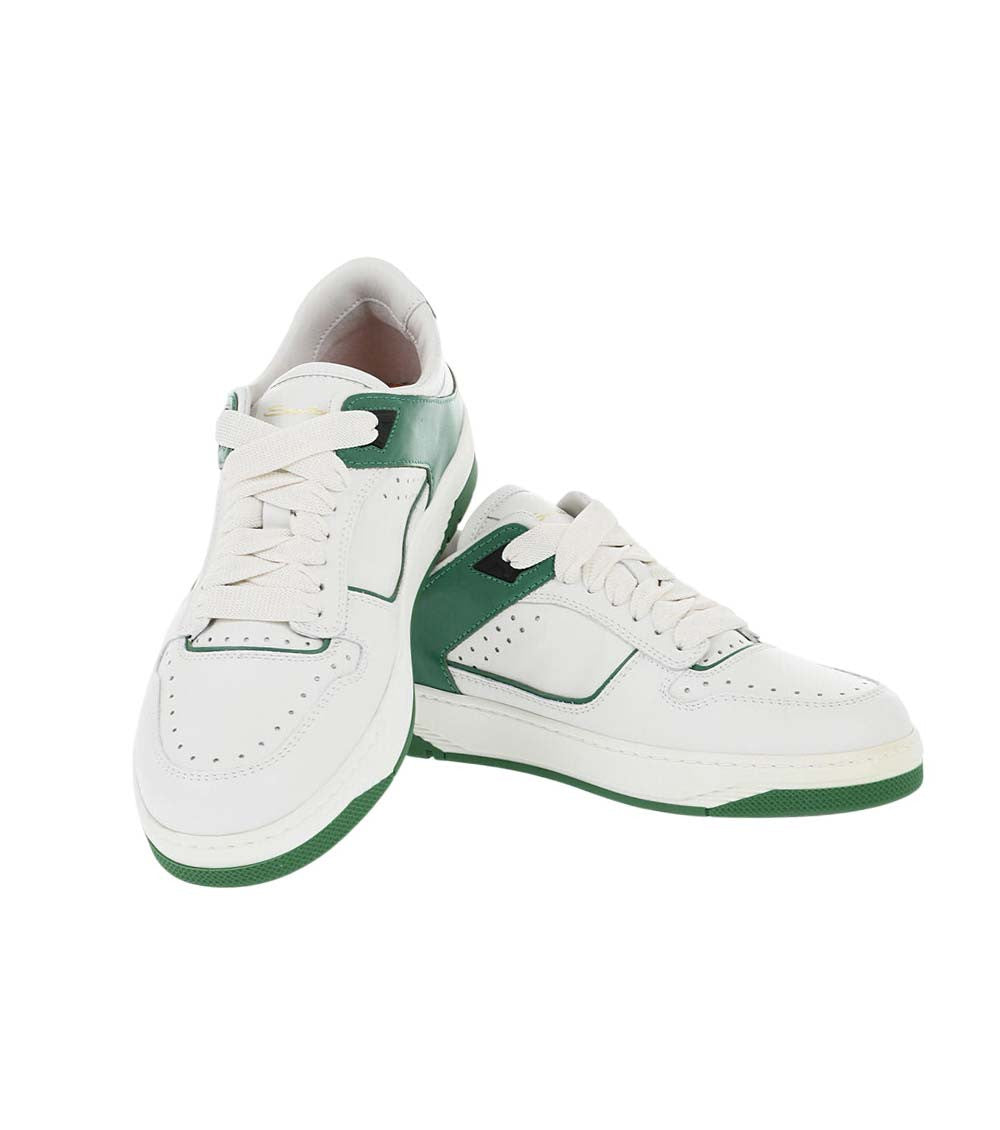 Green Leather Sneakers 2