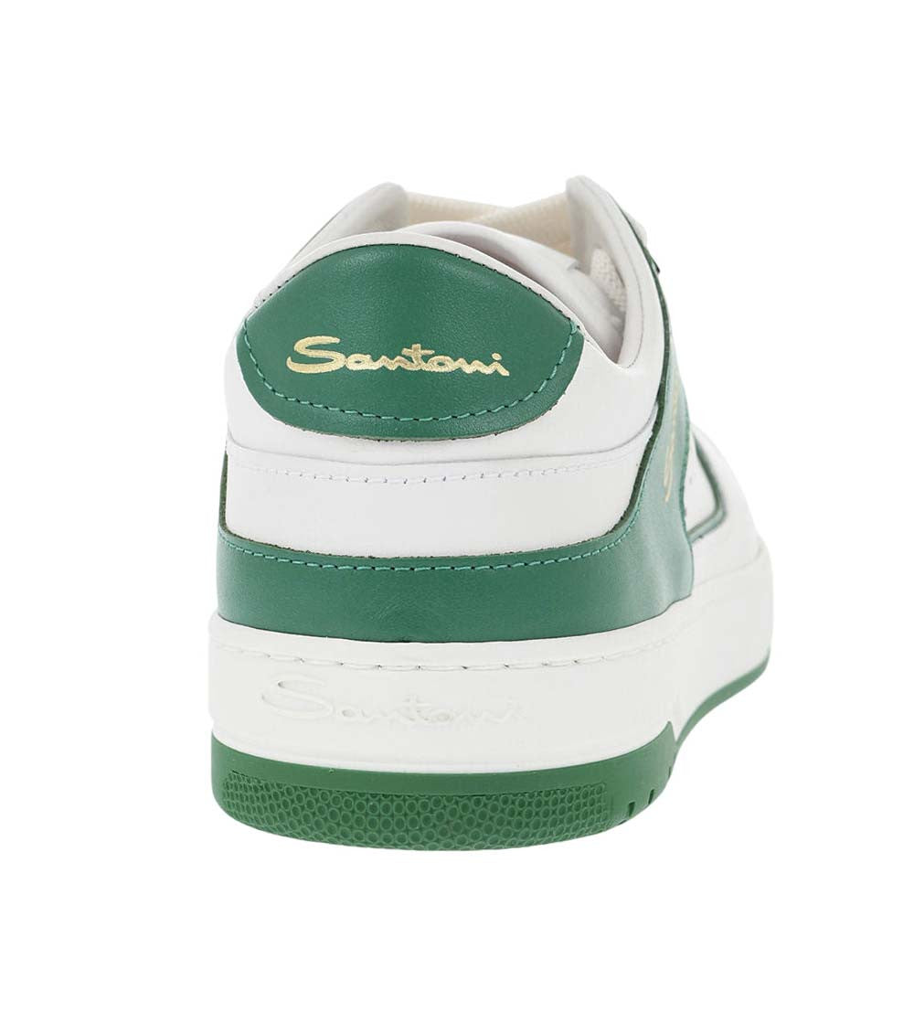 Green Leather Sneakers 3