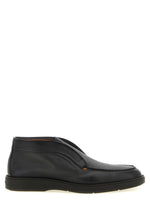 Black Leather Ankle Boots 1