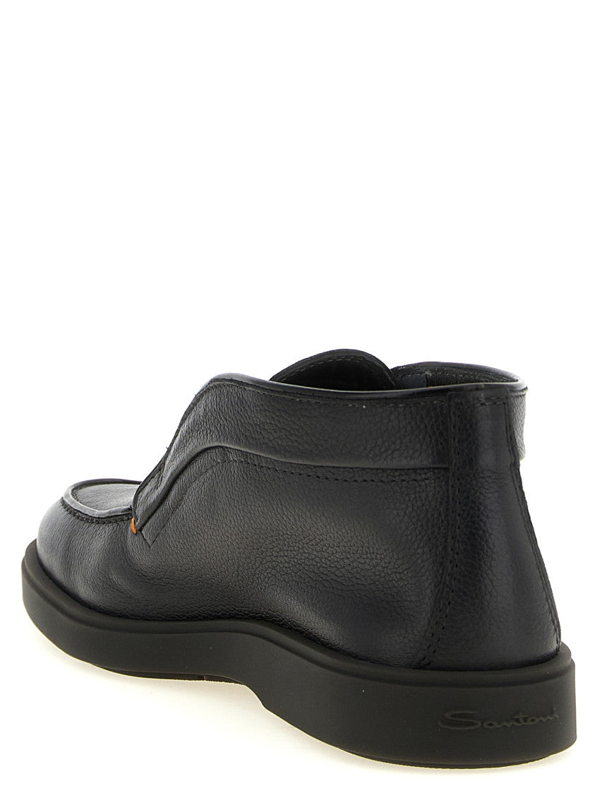 Black Leather Ankle Boots 3