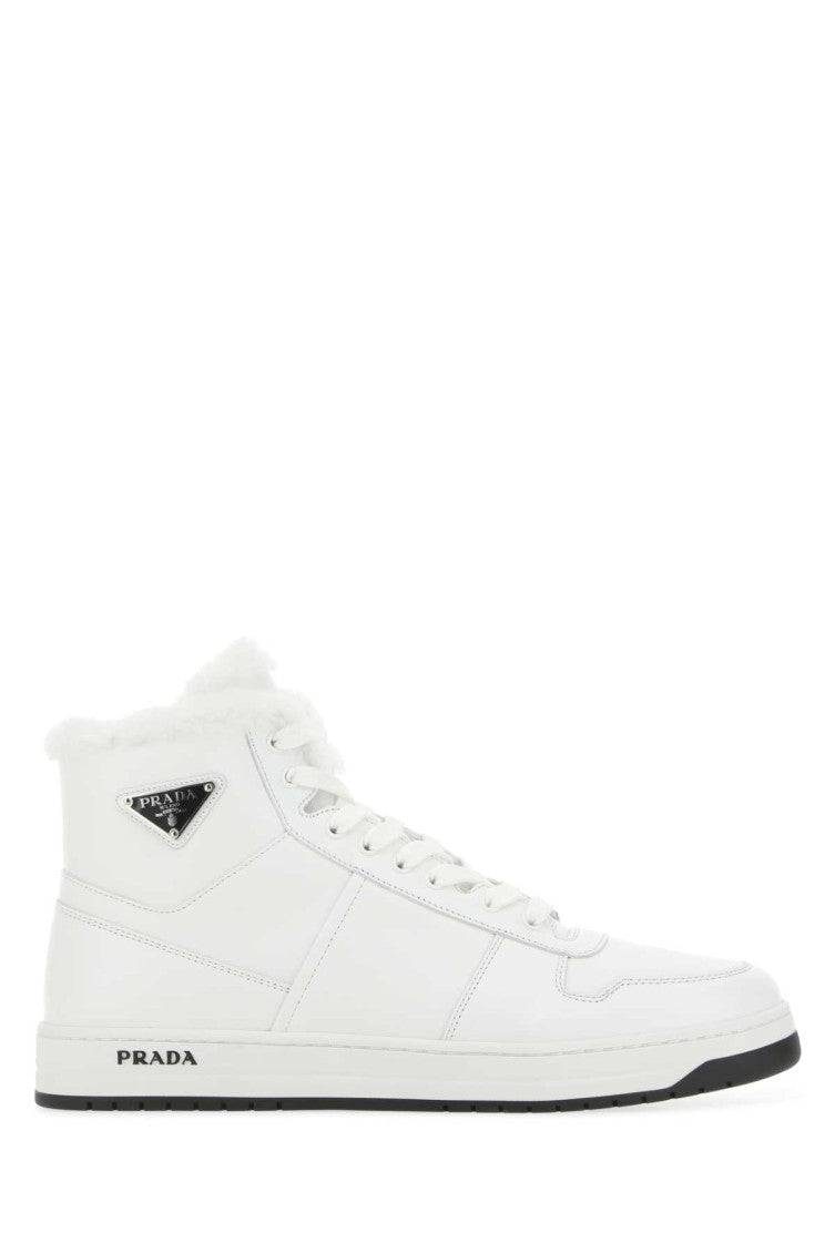 White Leather Sneakers 1
