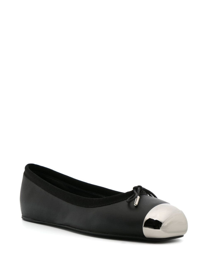 Black Leather Ballet Flat 2