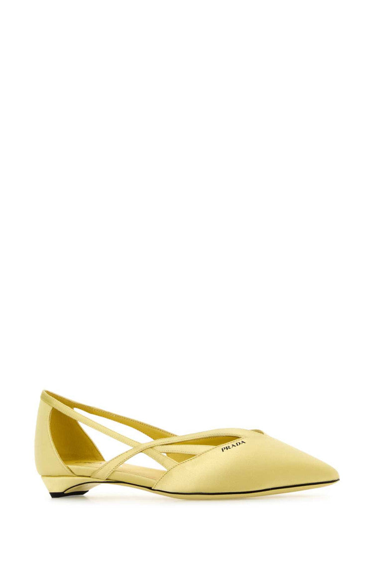 Yellow Leather Ballerinas 2