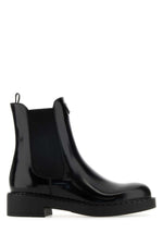Black Leather Ankle Boots 1