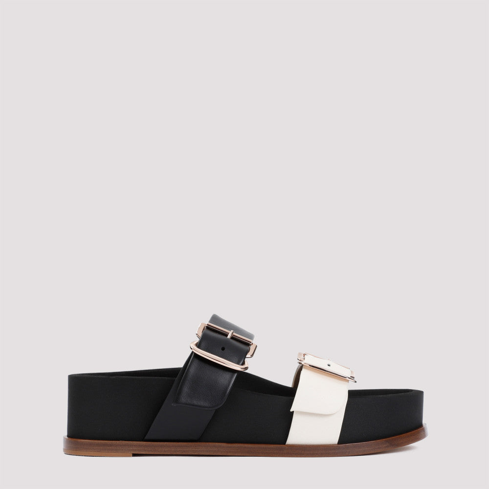 Black Wren Leather Sandals 2