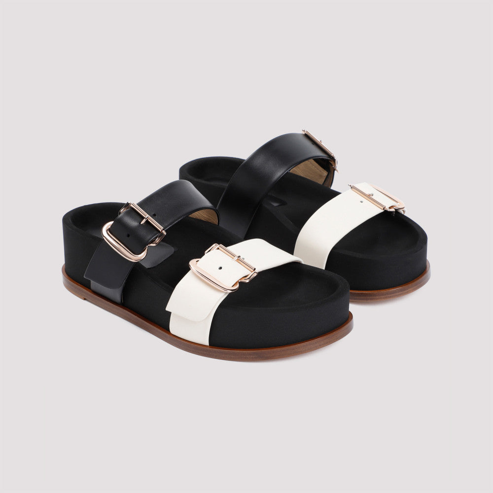 Black Wren Leather Sandals 5