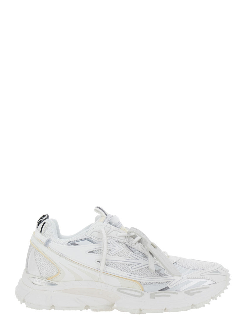White Lace Up Sneakers 1