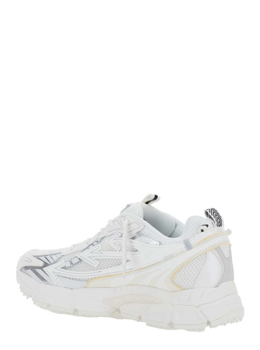 White Lace Up Sneakers 3
