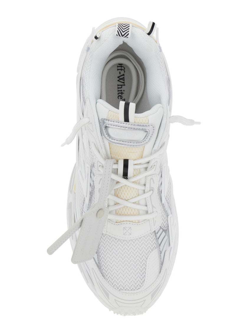 White Lace Up Sneakers 4