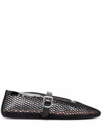 Black Mesh Ballet Flats 1