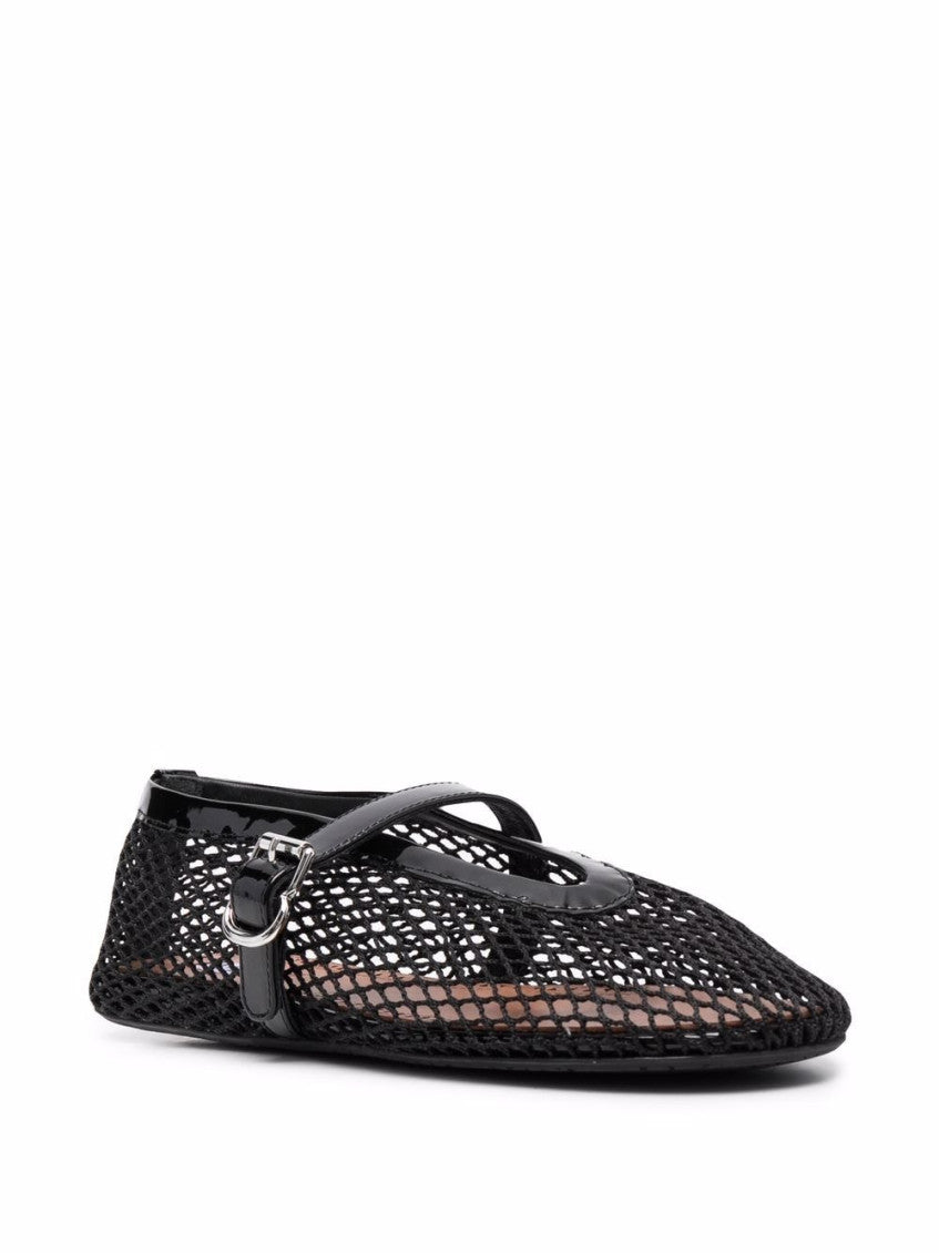 Black Mesh Ballet Flats 4