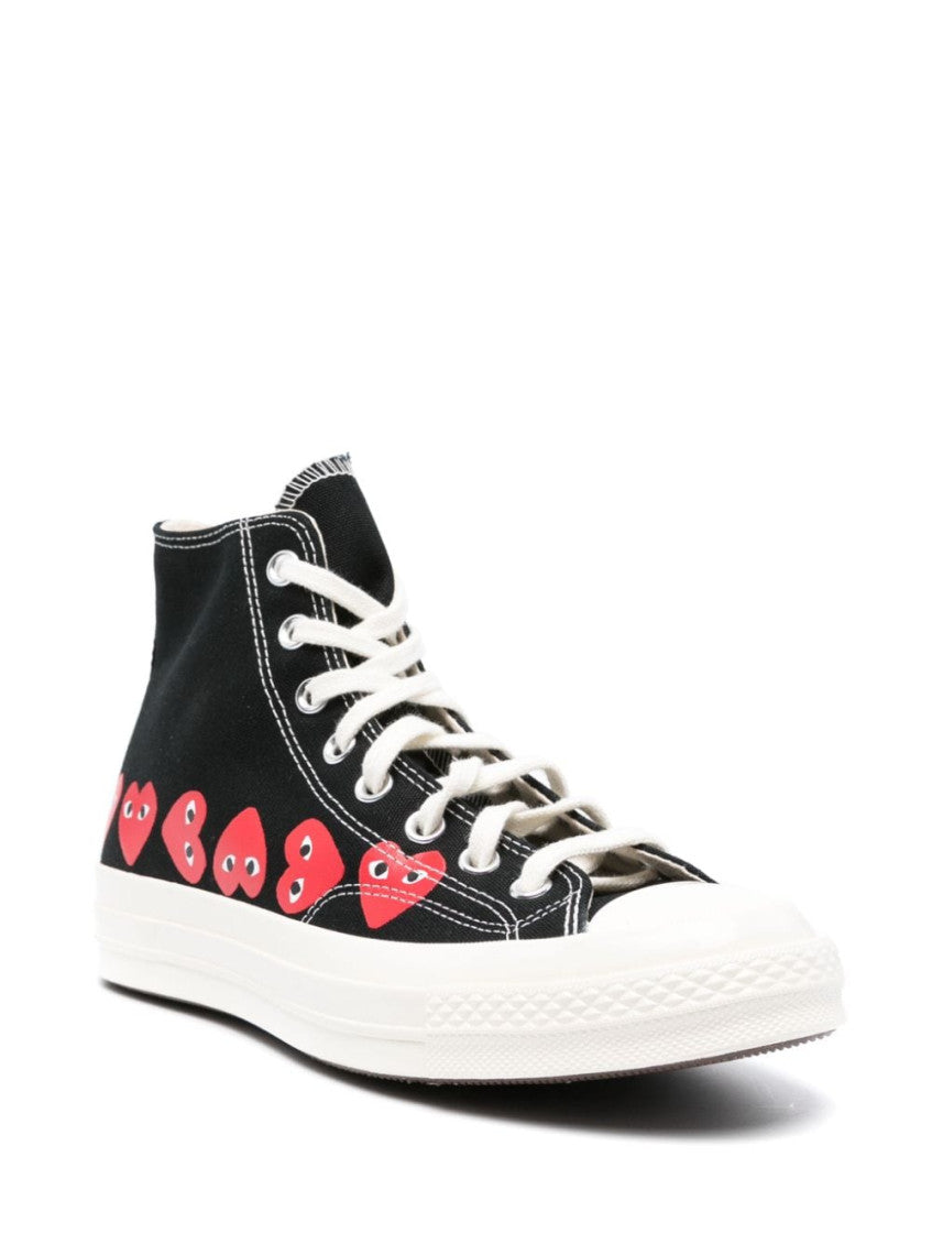 Black Lace Up Sneakers 3