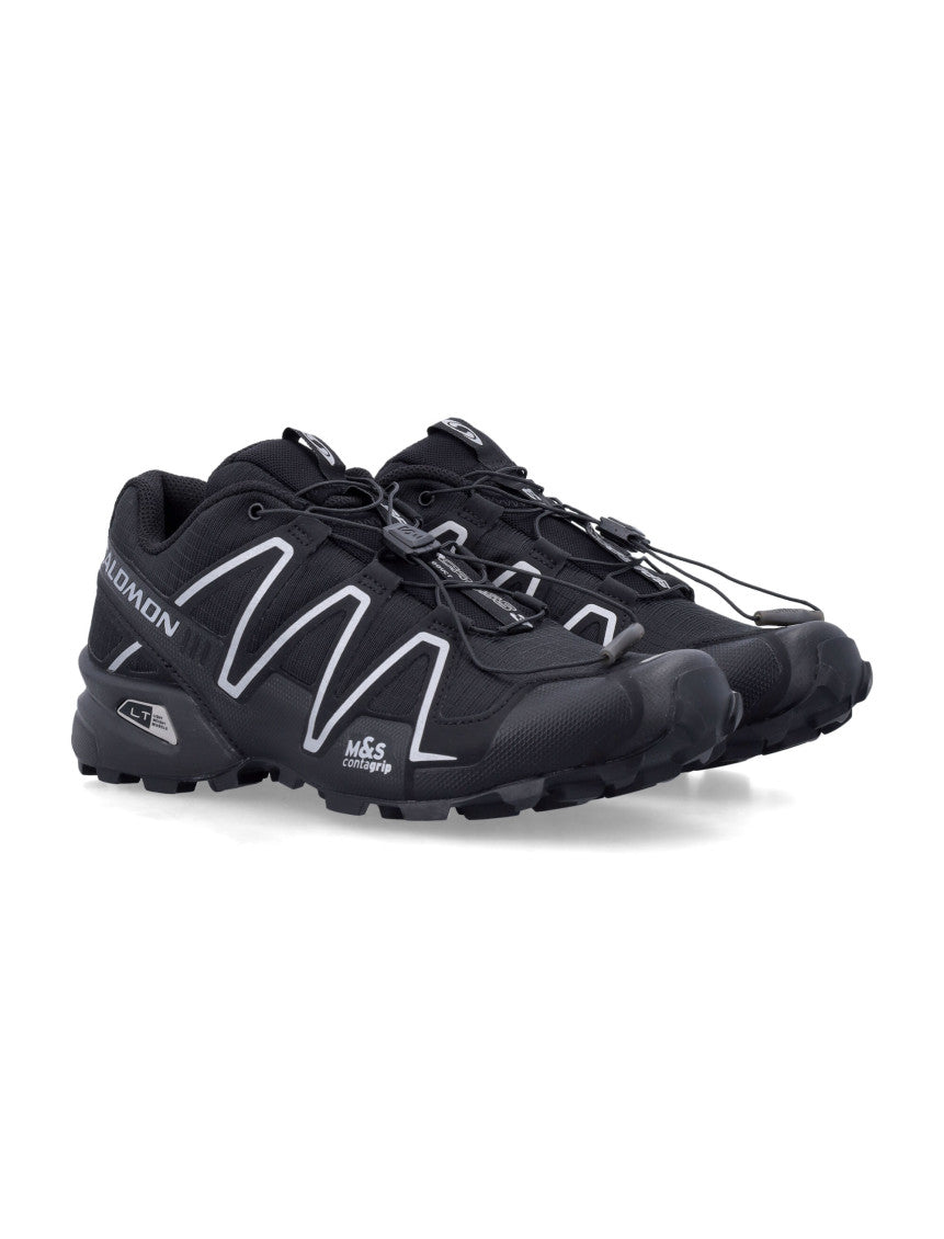 Black Lace Up Sneakers 2