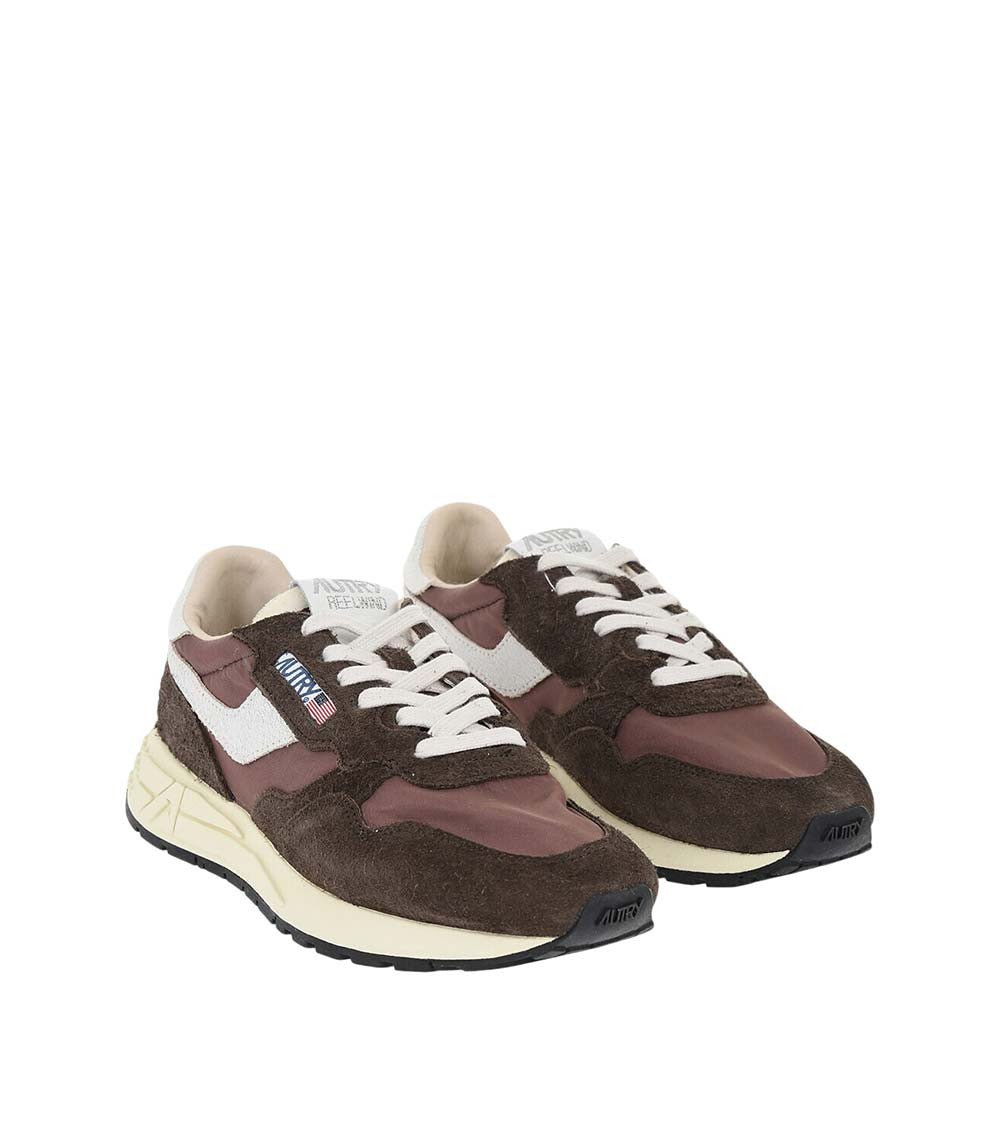 Brown Low Suede Logo Sneakers 2