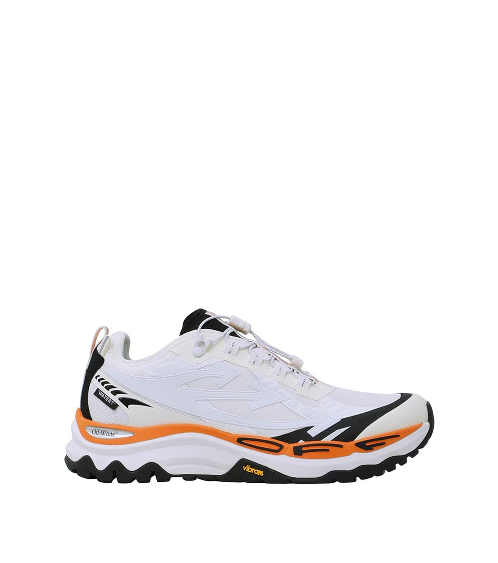 White Color Block Sneakers 1