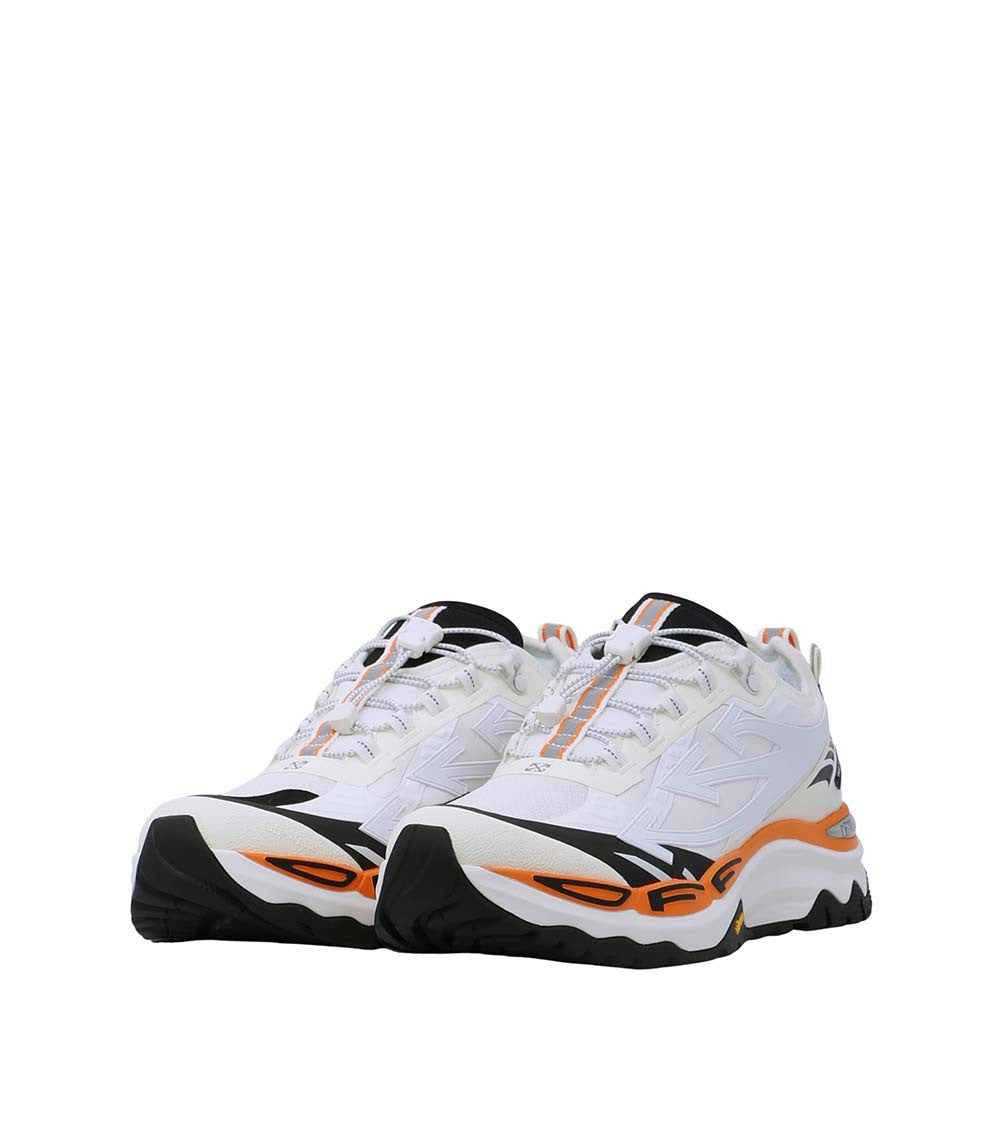 White Color Block Sneakers 2