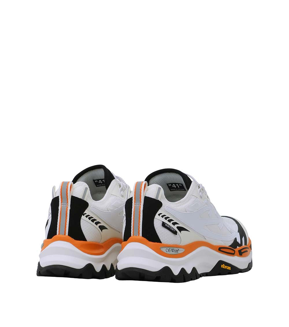 White Color Block Sneakers 3