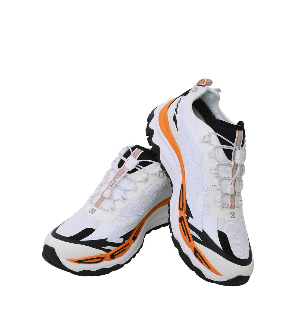 White Color Block Sneakers 5