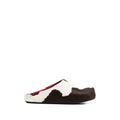 Brown Printed Mules 1