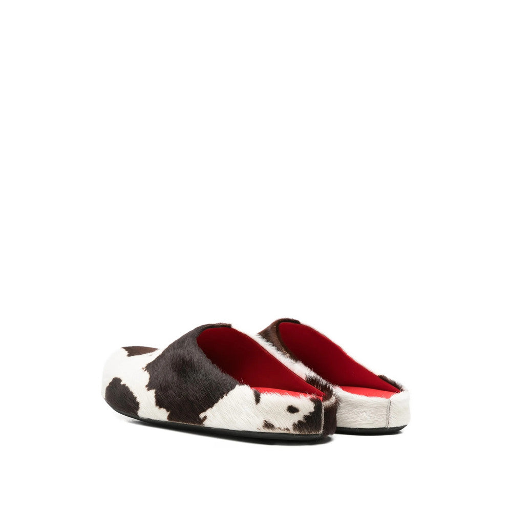Brown Printed Mules 2
