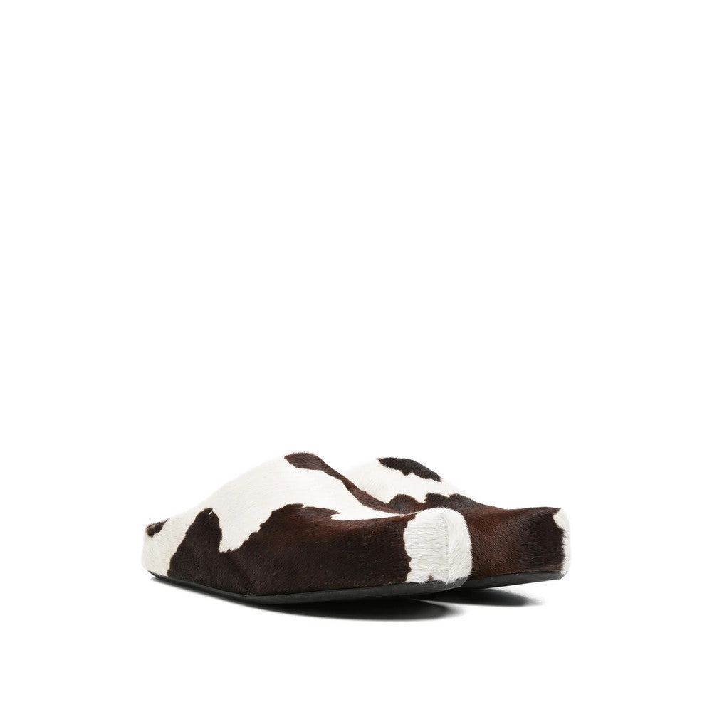 Brown Printed Mules 3