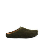 Green Slip-on Mules 1