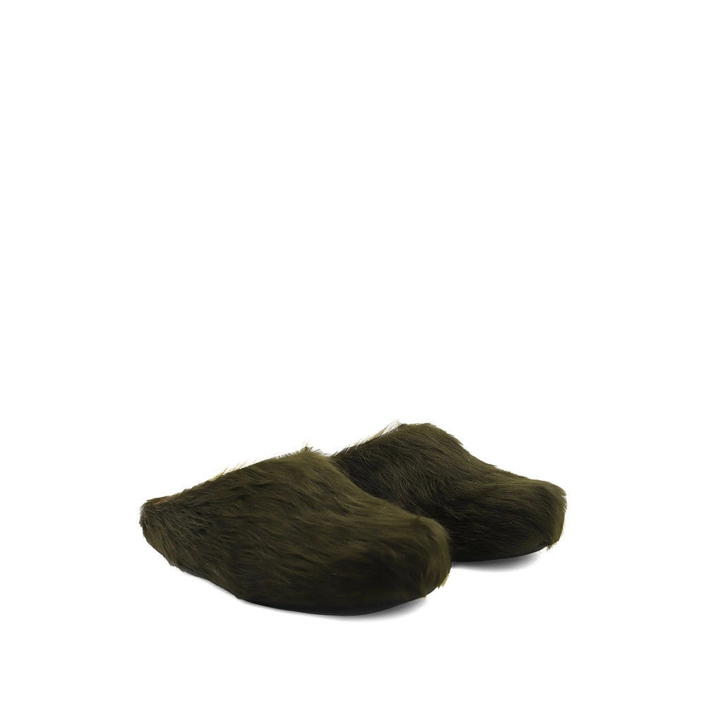 Green Slip-on Mules 3