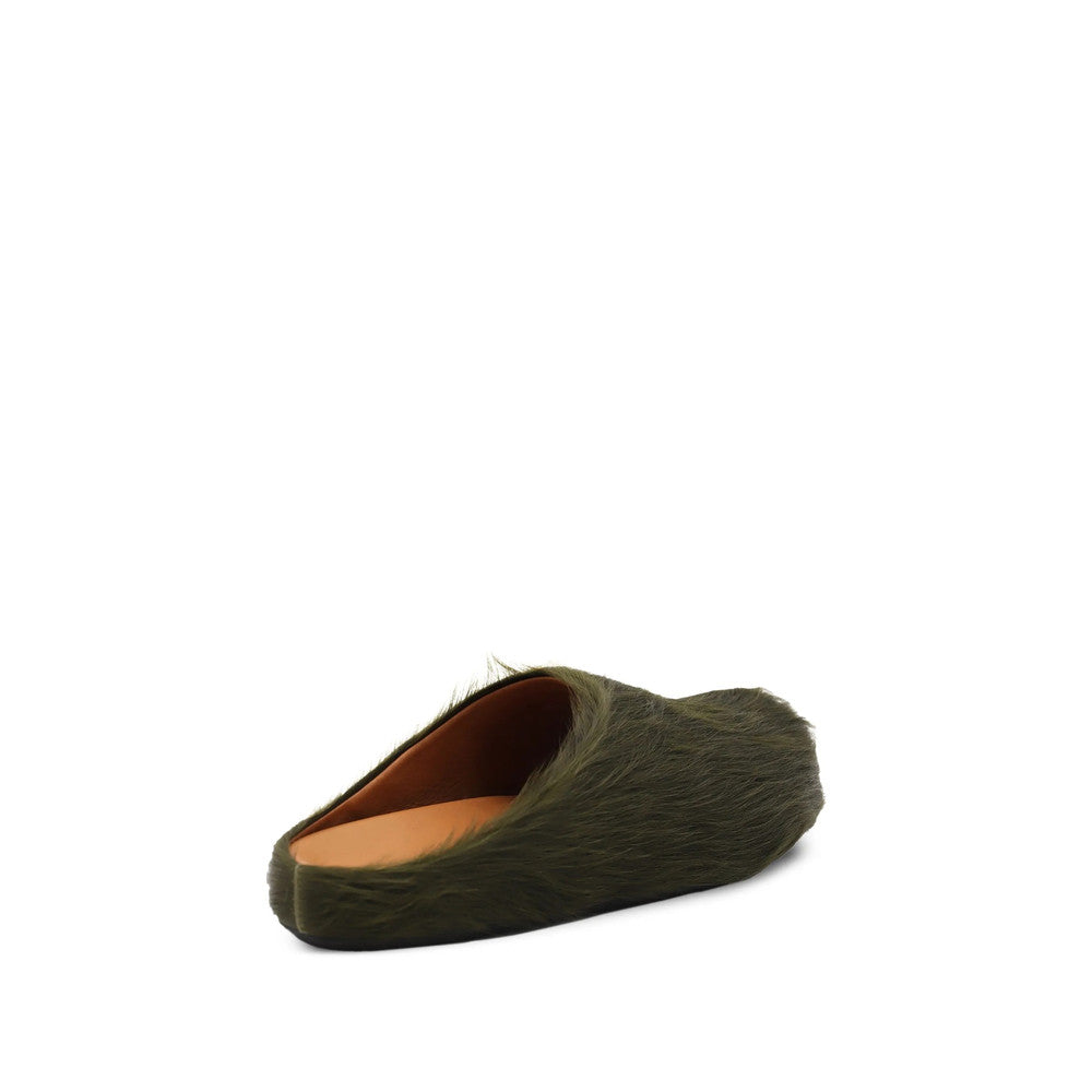 Green Slip-on Mules 4