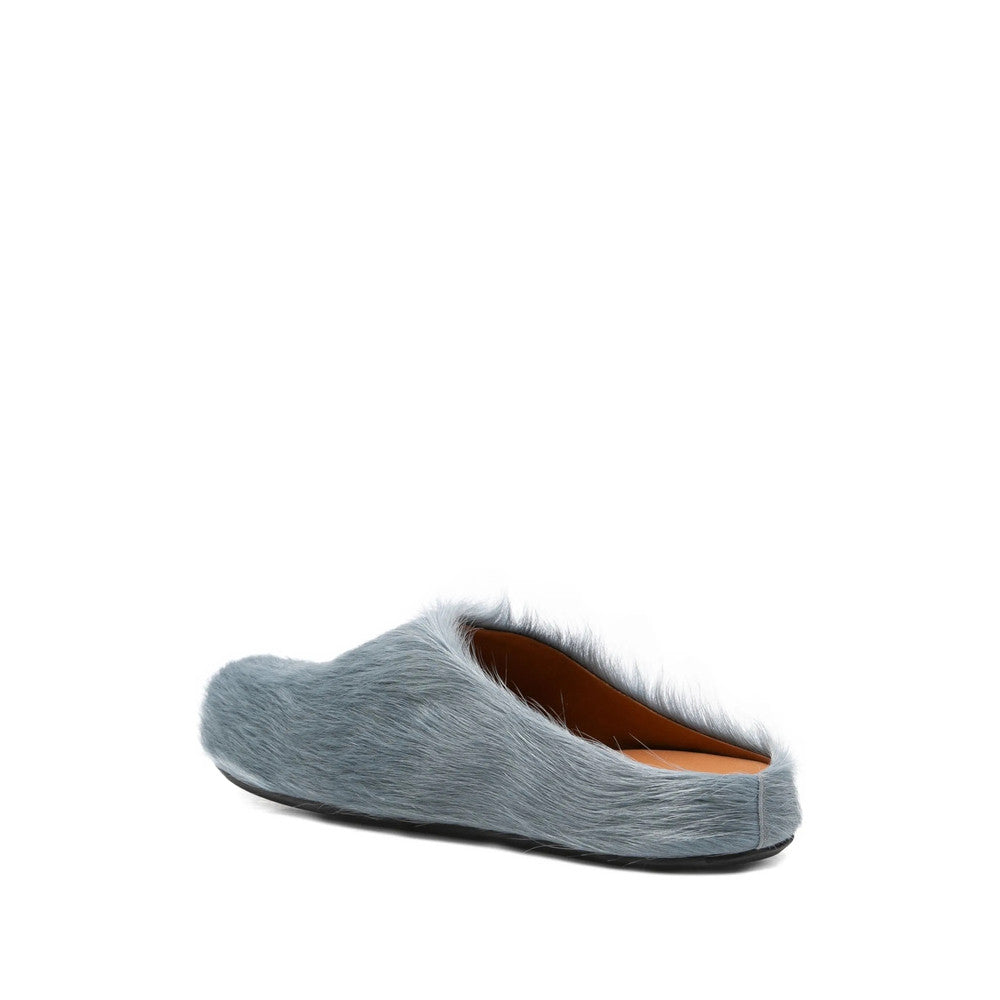 Blue Slip-on Mules 2