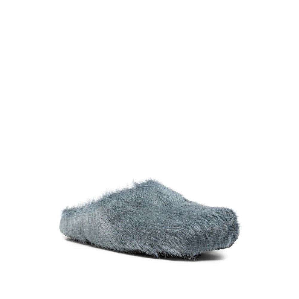 Blue Slip-on Mules 4