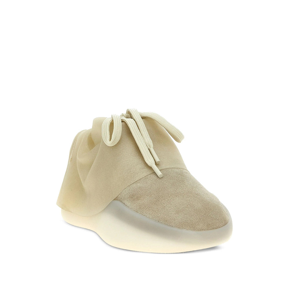 Beige Lace-up Sneakers 2