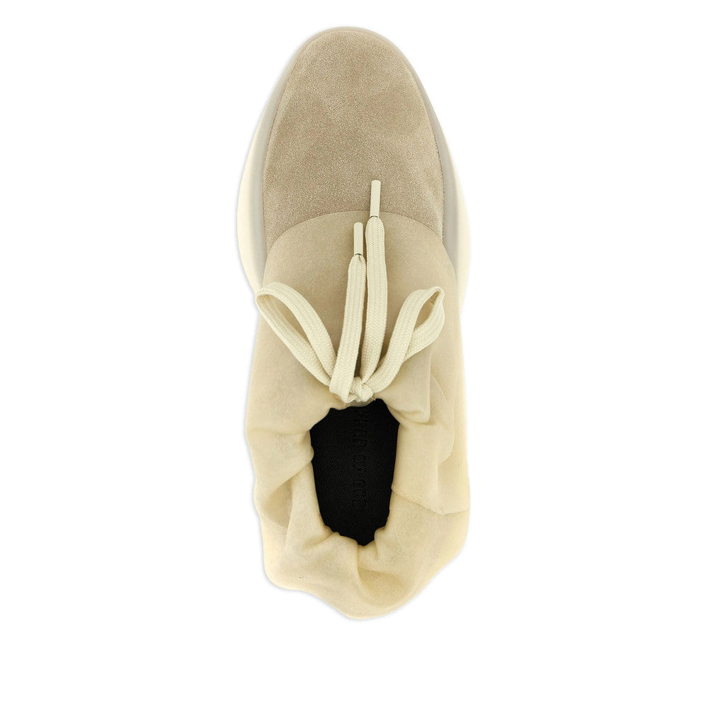 Beige Lace-up Sneakers 4