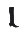 Black Knee High Boots 1