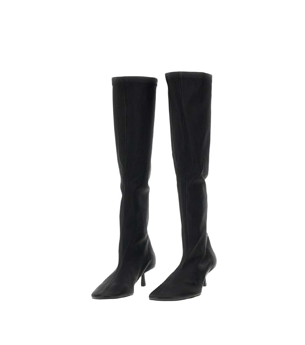 Black Knee High Boots 2