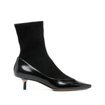 Black Tourni Leather Boots 1