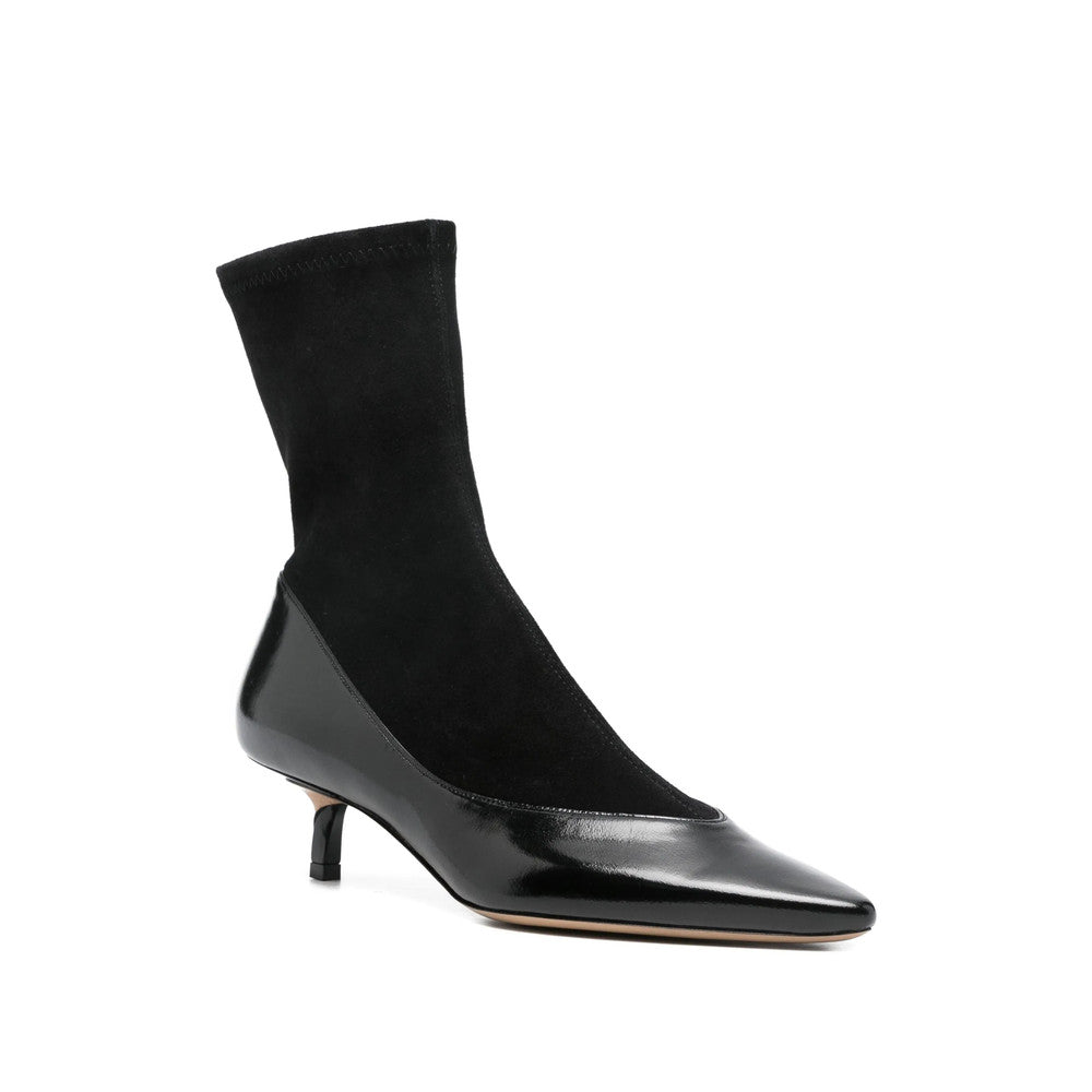 Black Tourni Leather Boots 2
