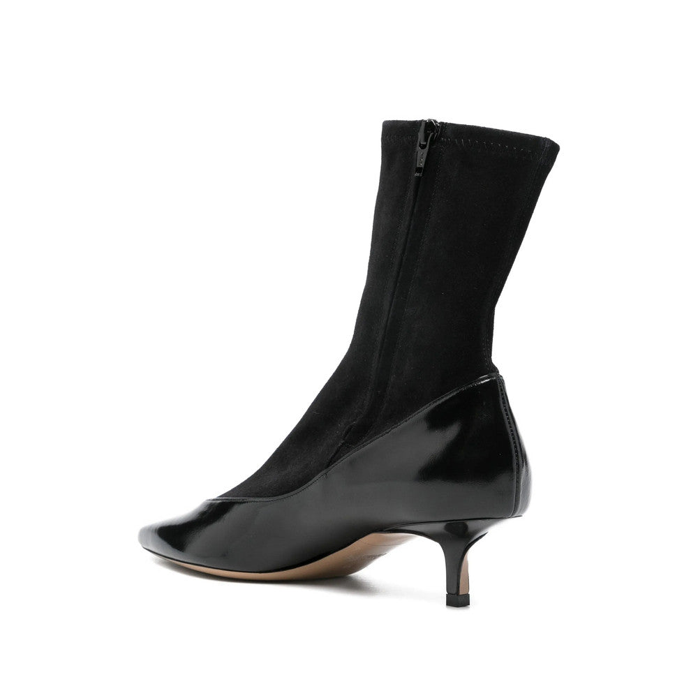 Black Tourni Leather Boots 3